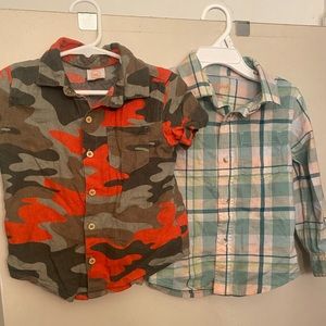 Boys button down shirts